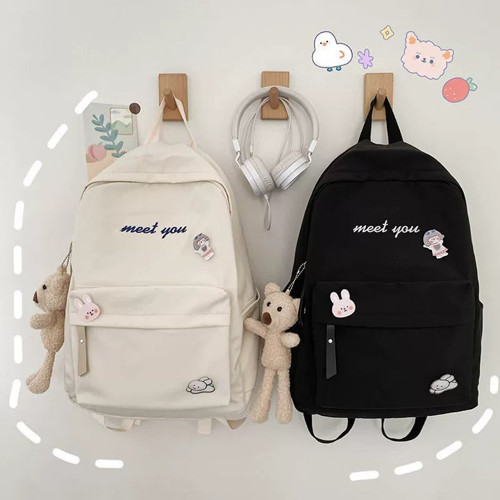 Backpack with Playful Character Design Kalsten