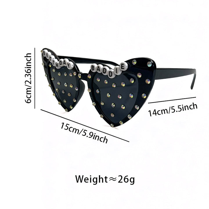 Heart-Shaped Statement Sunglasses Kalsten
