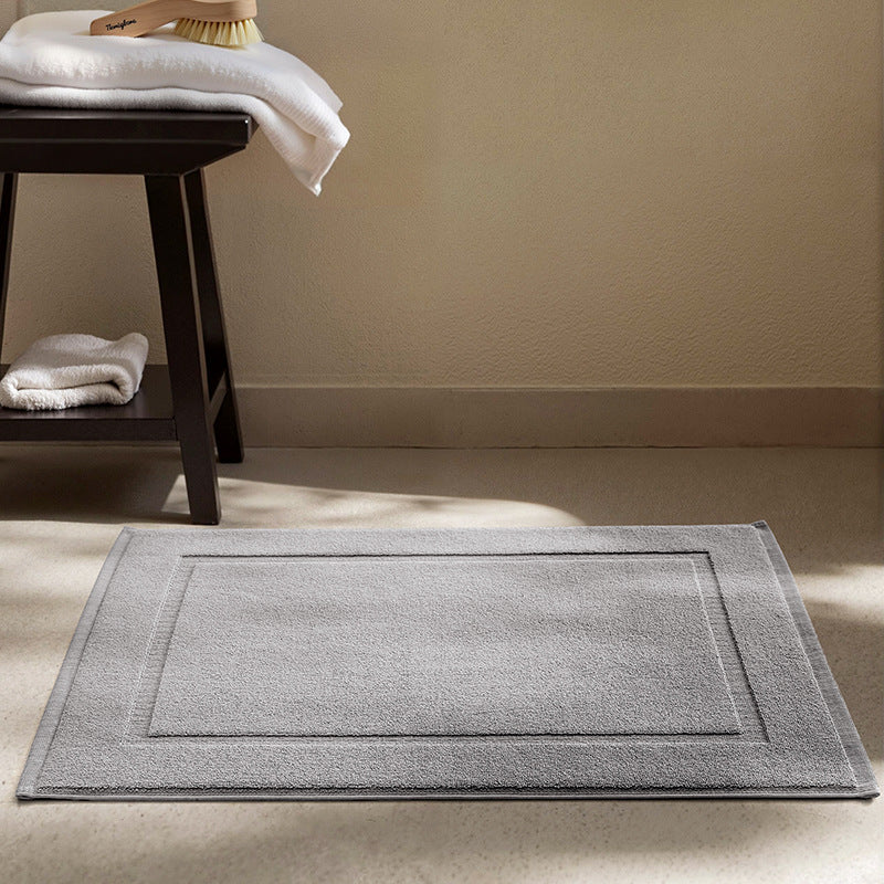 Plush Textured Bathroom Mat Kalsten