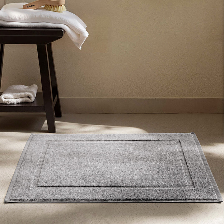 Plush Textured Bathroom Mat Kalsten