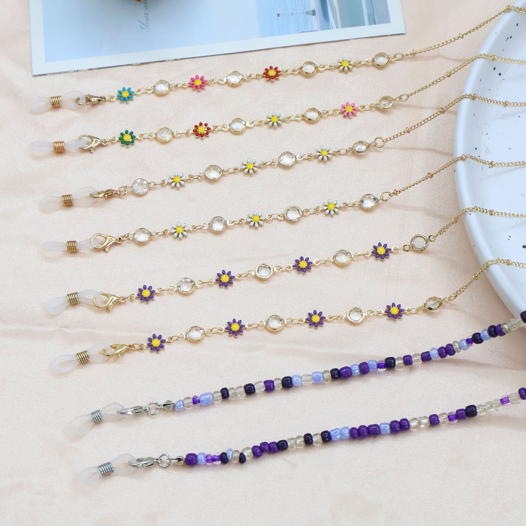 Beaded Eyewear Chain Holder Kalsten