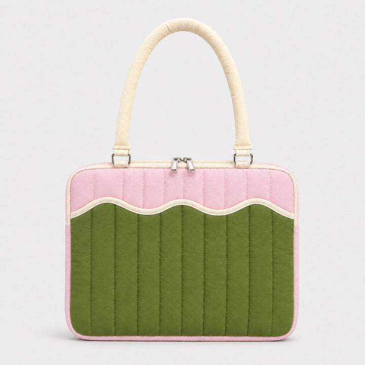 Quilted Laptop Sleeve Tote
