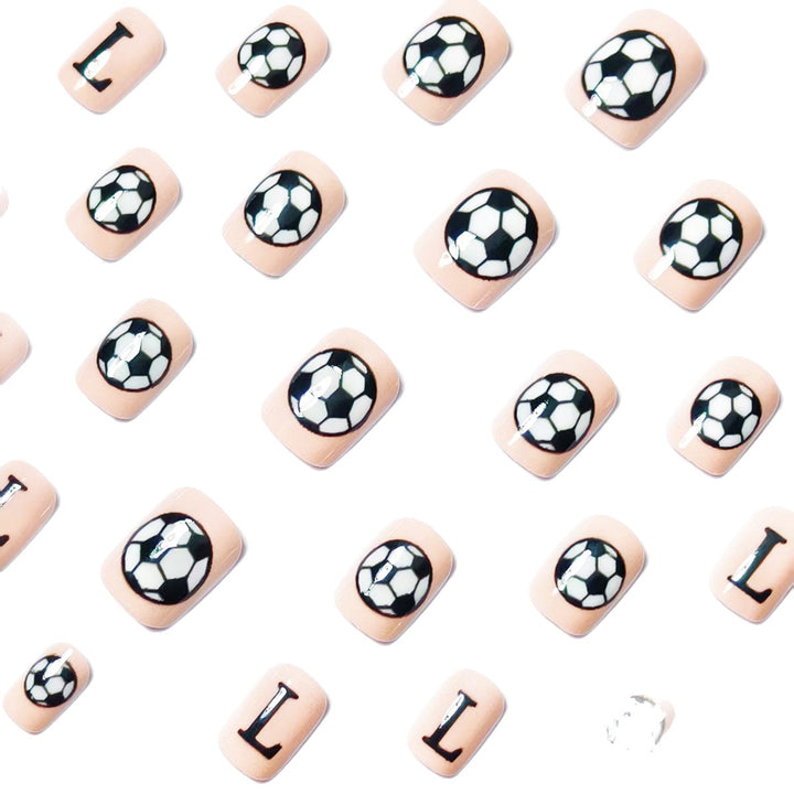Creative Nail Art with Football Motif Kalsten