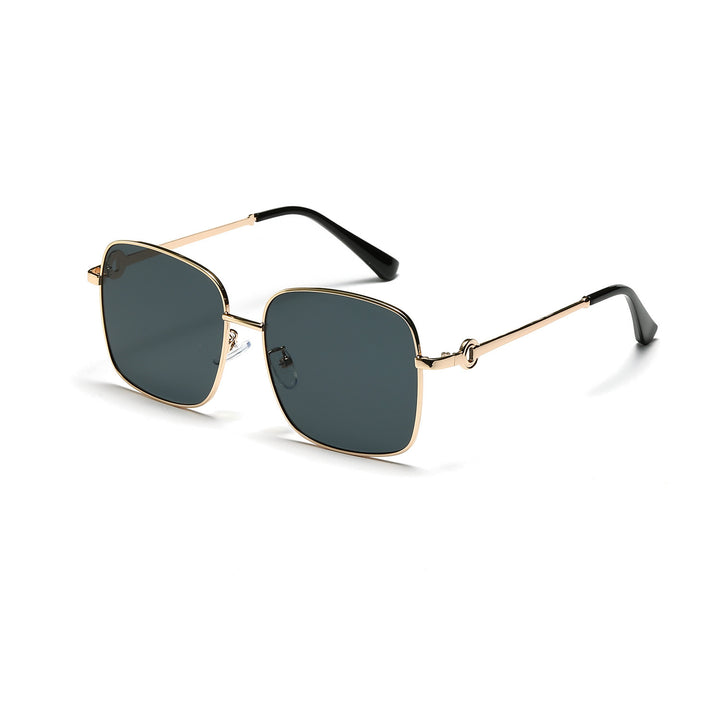 Ladies elegant square sunglasses with high-quality metal frame Kalsten
