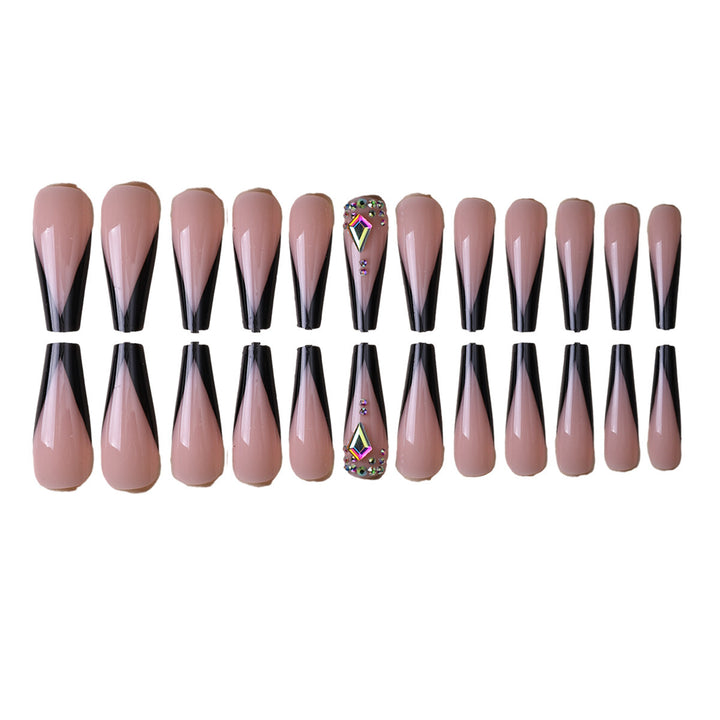 Artificial nail set with elegant tip accents Kalsten
