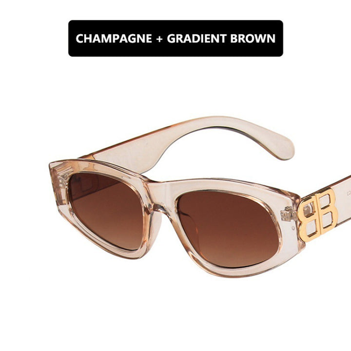 Ladies stylish cat-eye sunglasses with modern leopard pattern Kalsten