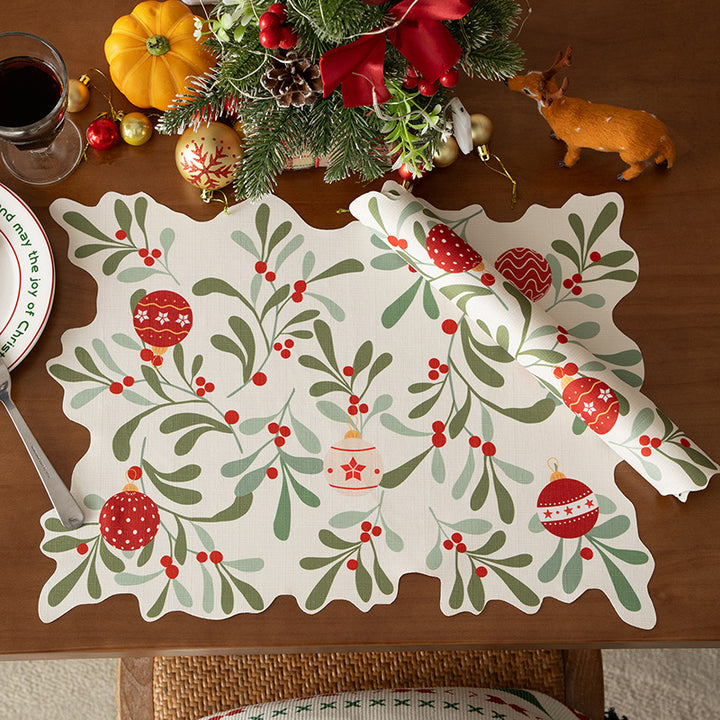 Festive wavy table runner Kalsten