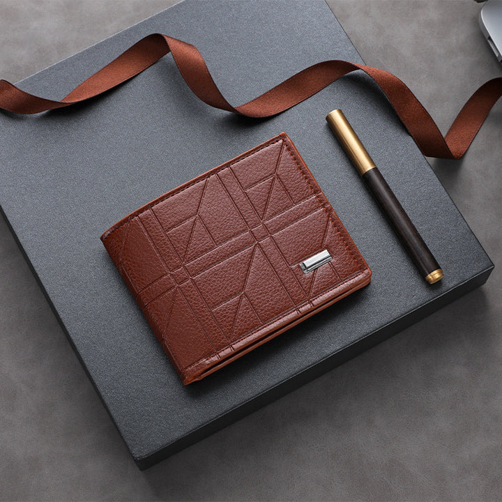 Textured Leather Passport Holder Kalsten