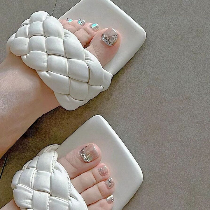 Braided Slide Sandals Kalsten