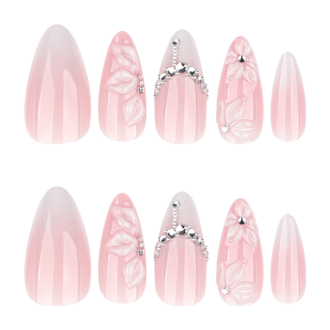 Artful nail art with floral accents Kalsten