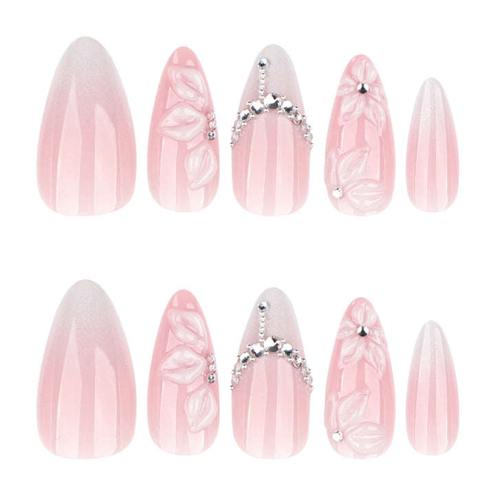 Artful nail art with floral accents Kalsten