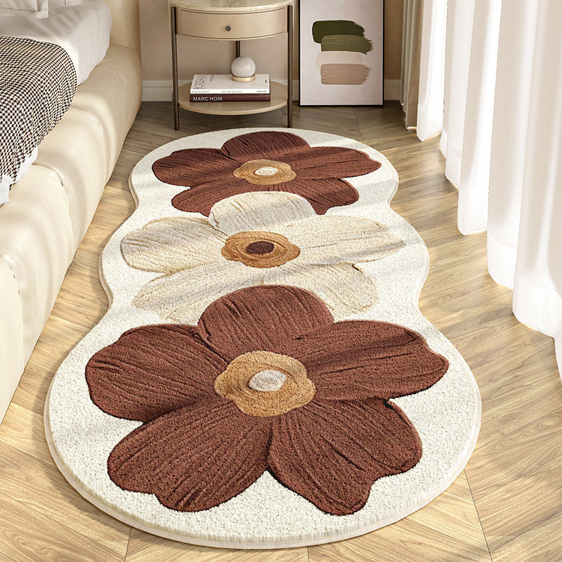 Floral Shaped Area Rug