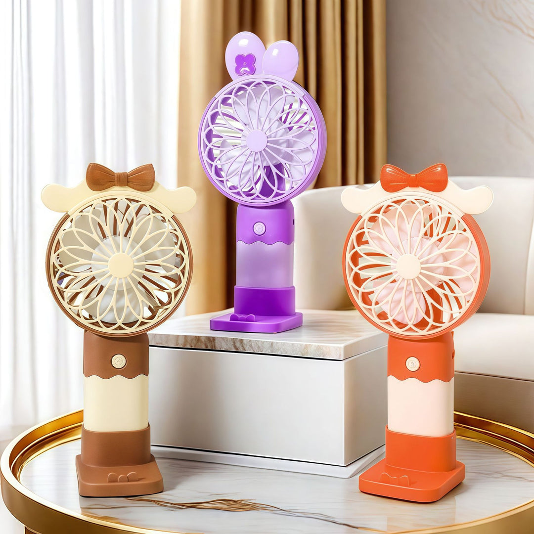 Women's Portable Hand Fan with Ergonomic Handle Kalsten