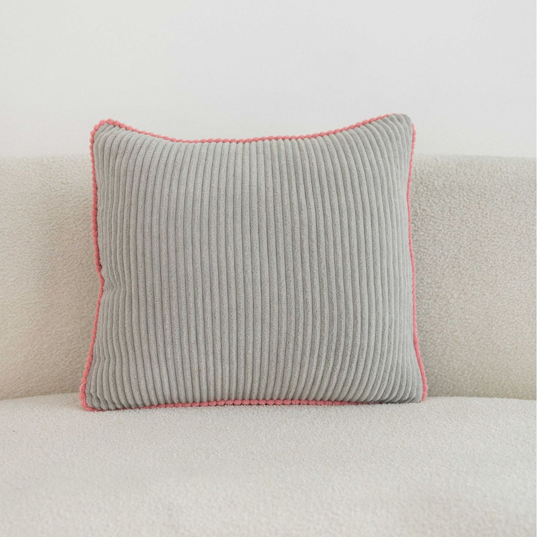 Textured Corduroy Decorative Pillow