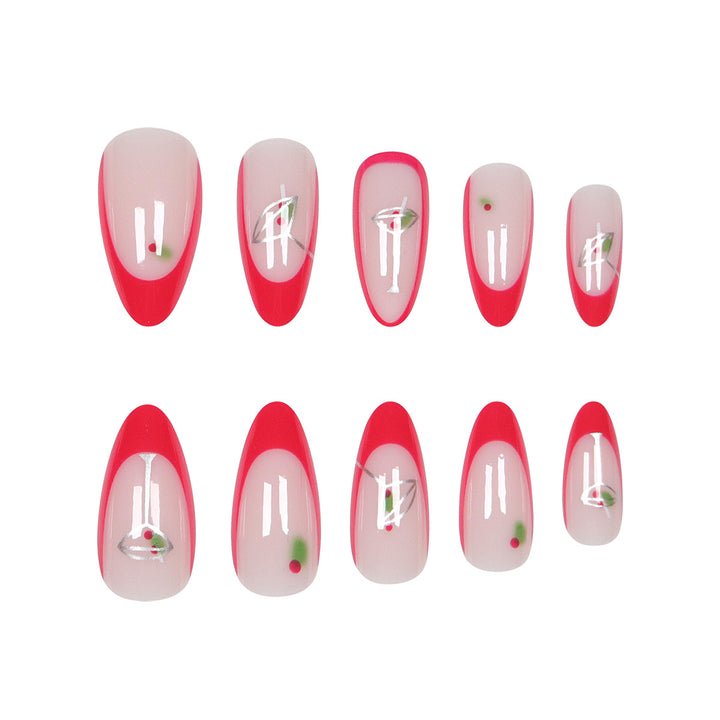 Holiday-Themed Press-On Nail Art Kalsten