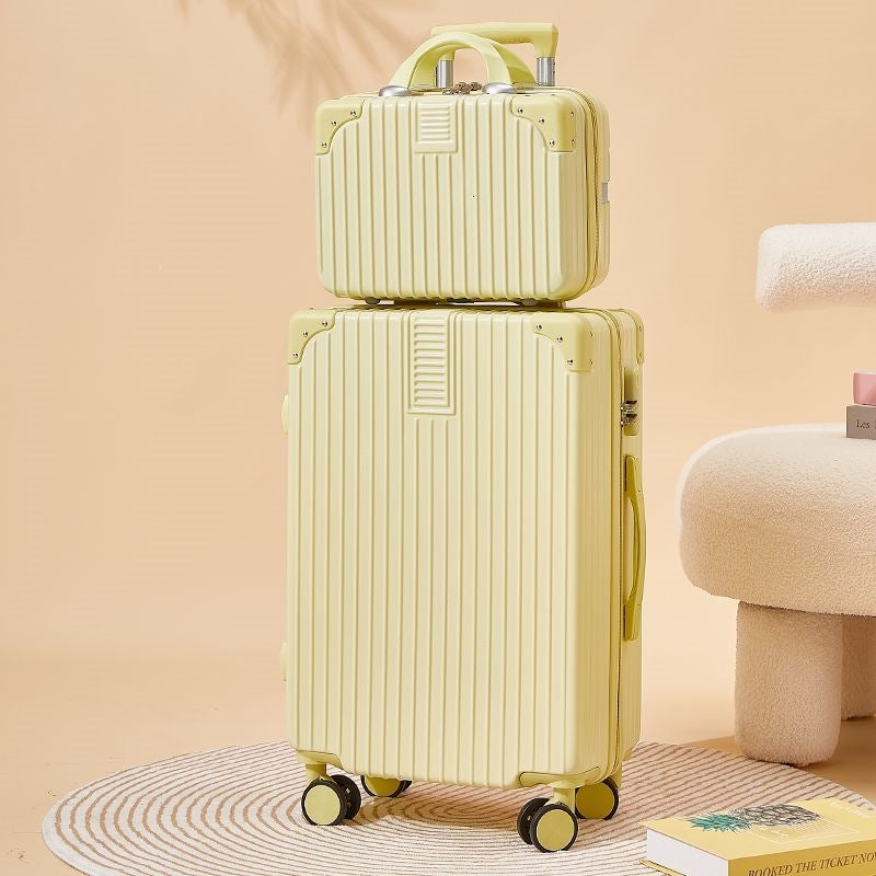 Hard-shell suitcase with double safety lock and flexible interior Kalsten