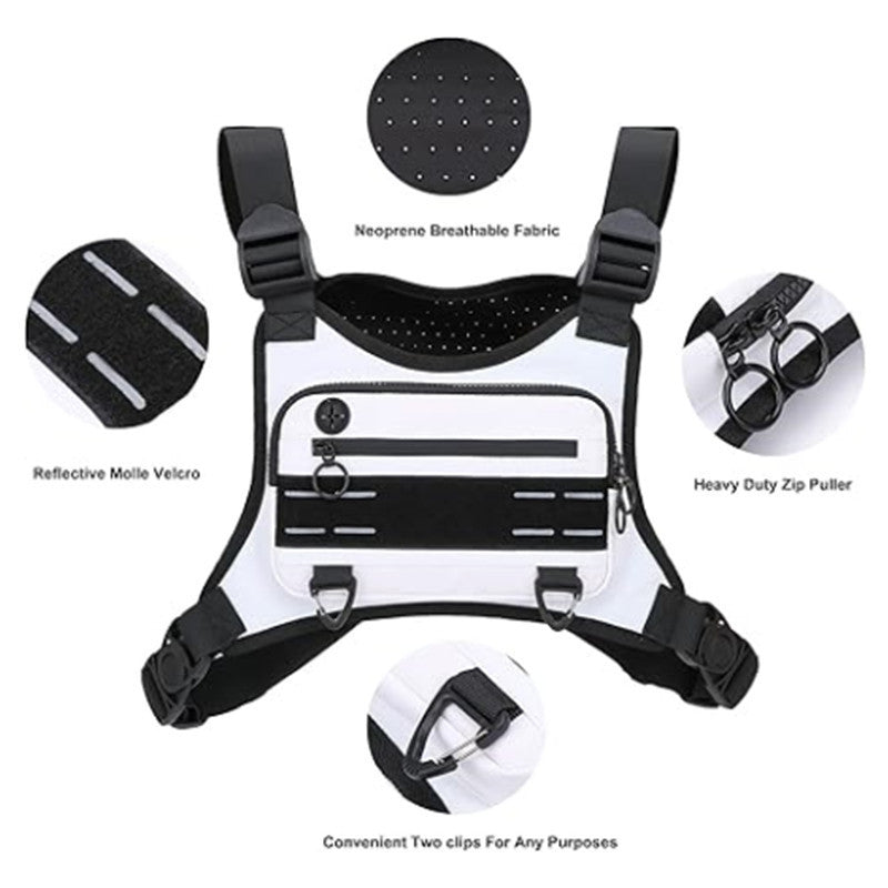 Multifunctional vest with adjustable straps and numerous pockets Kalsten