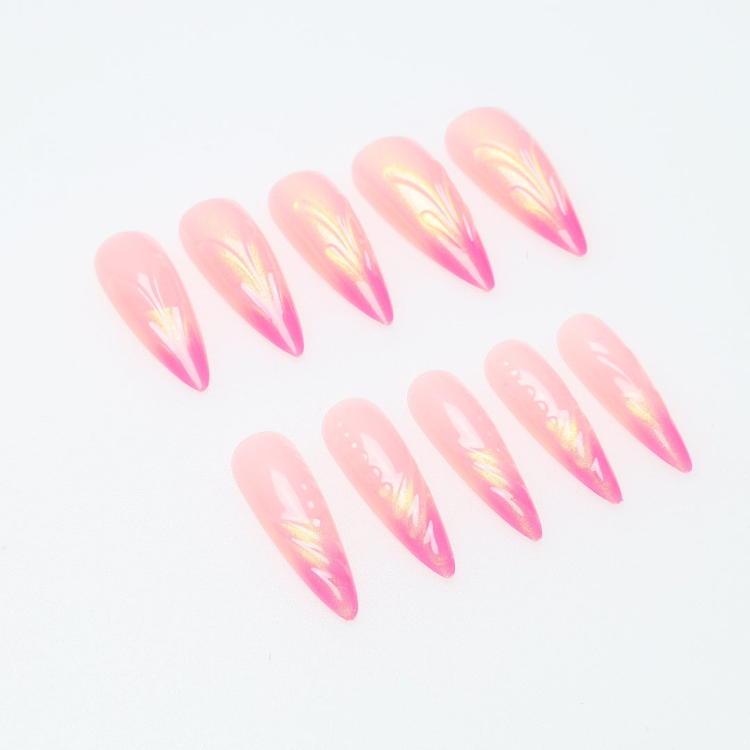 Artistic Stiletto Nail Extensions Kalsten