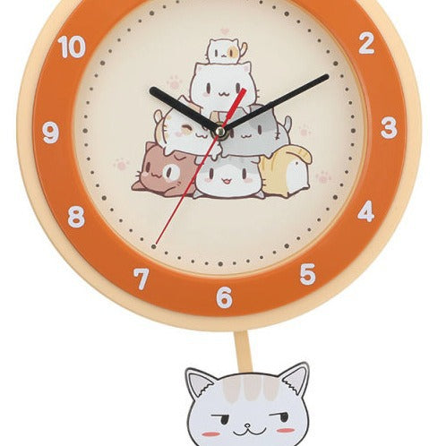 Wall clock with colorful animal design Kalsten