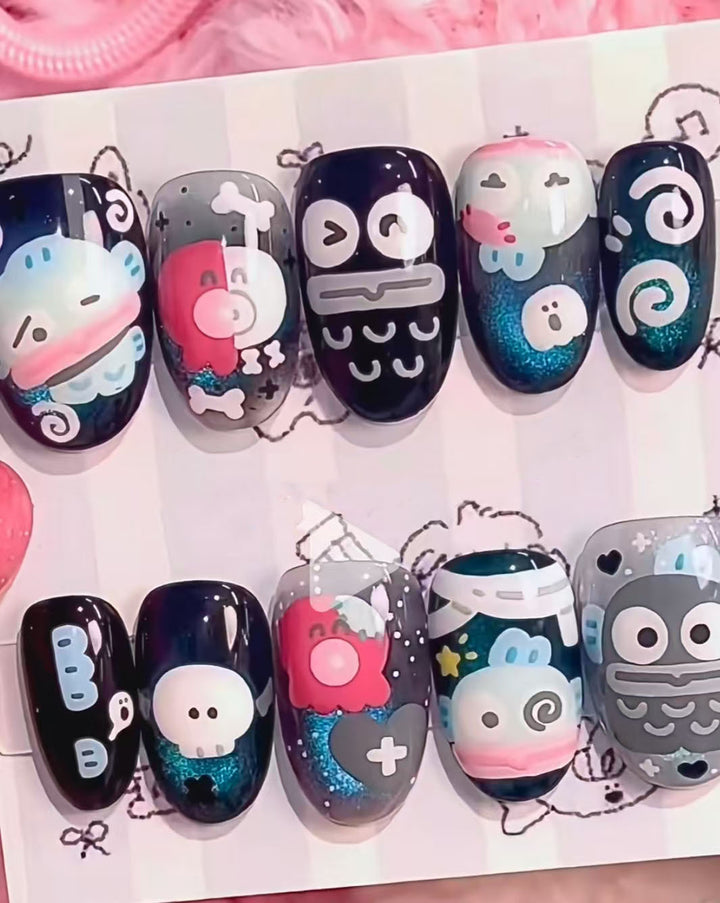 Artistic Press-On Nail Wraps Kalsten