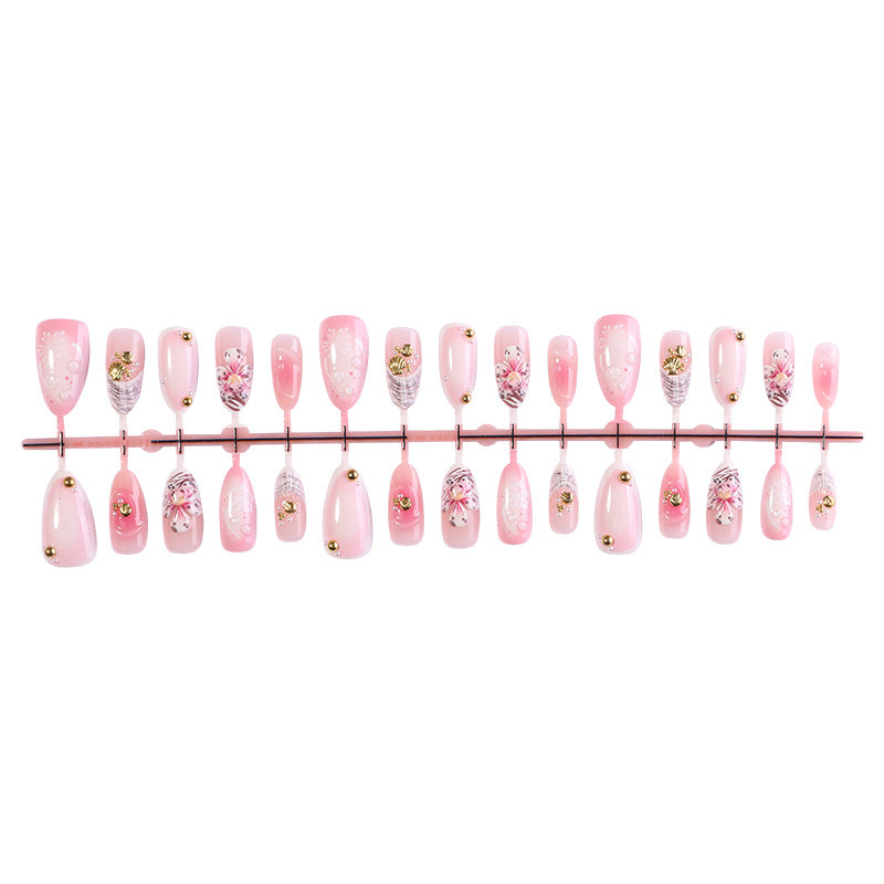 Creative Floral Press-On Nail Set kalsten