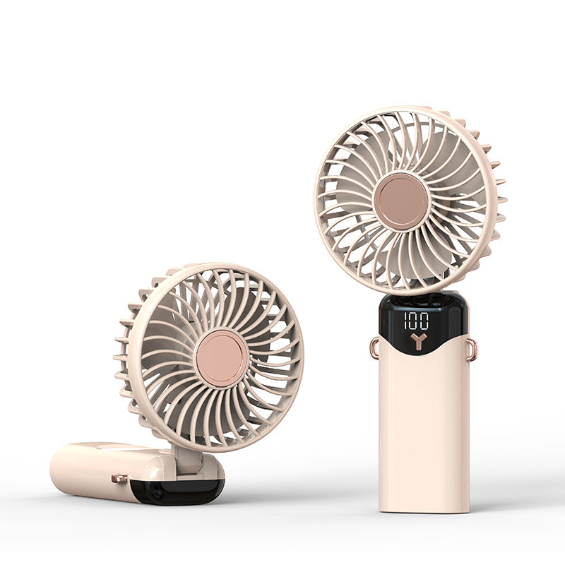 Portable Mini Fan with USB Charging and Digital Display Kalsten