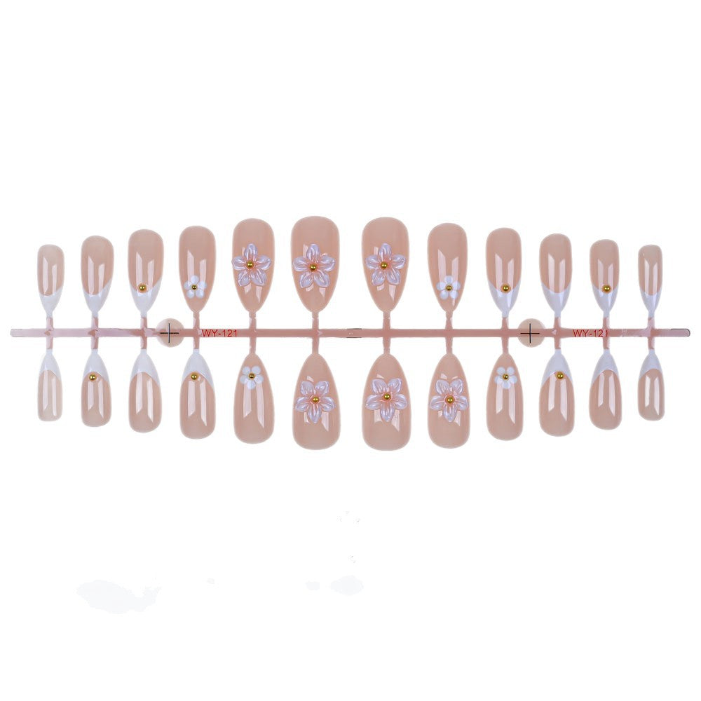 Floral Art Press-On Nail Design Kalsten