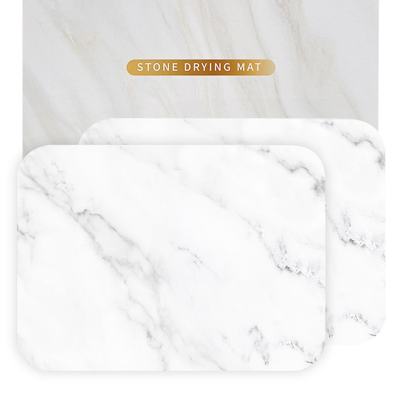Luxury Marble Design Drying Mat