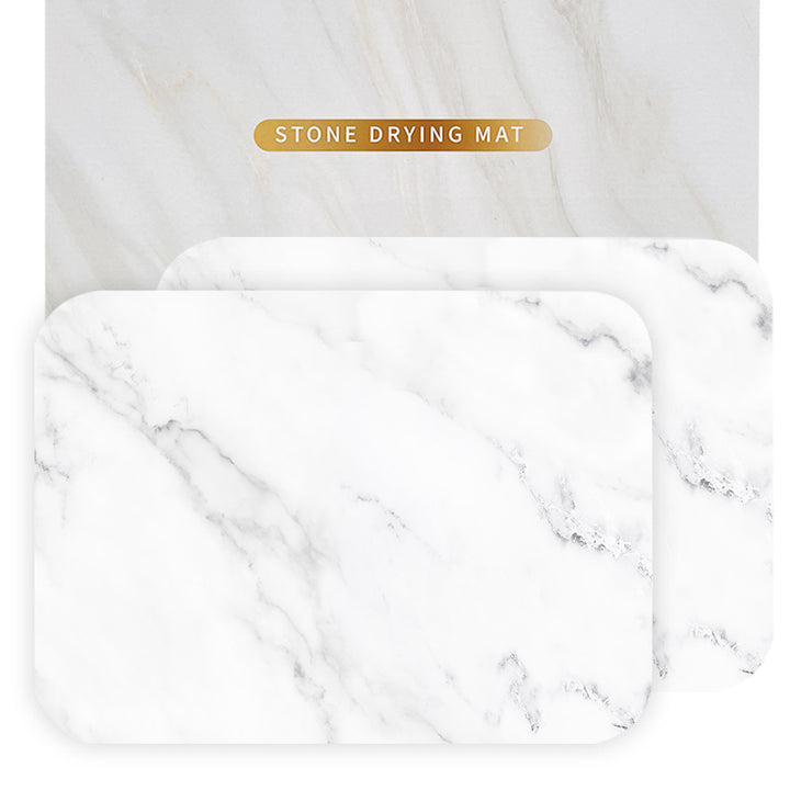 Luxury Marble Design Drying Mat