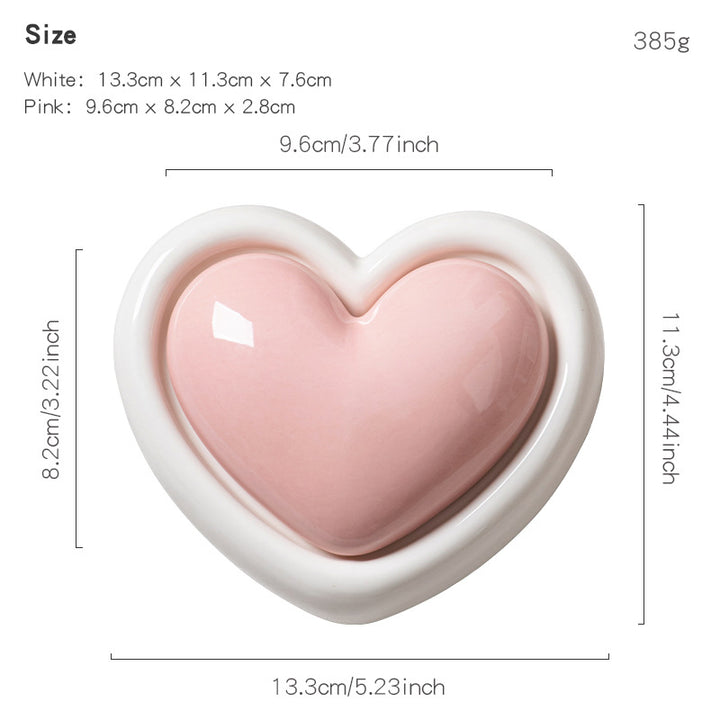 Heart shapes decorative bowl Kalsten