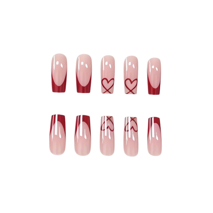 Artistic Decorative Press-On Nail Set Kalsten