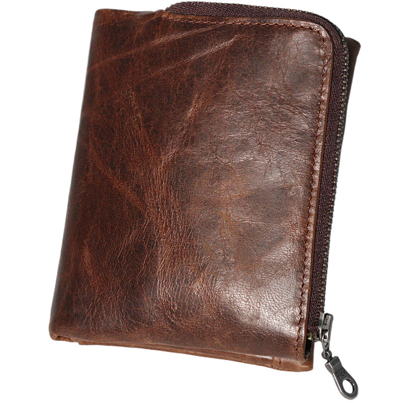 Zippered Leather Organizer Wallet Kalsten