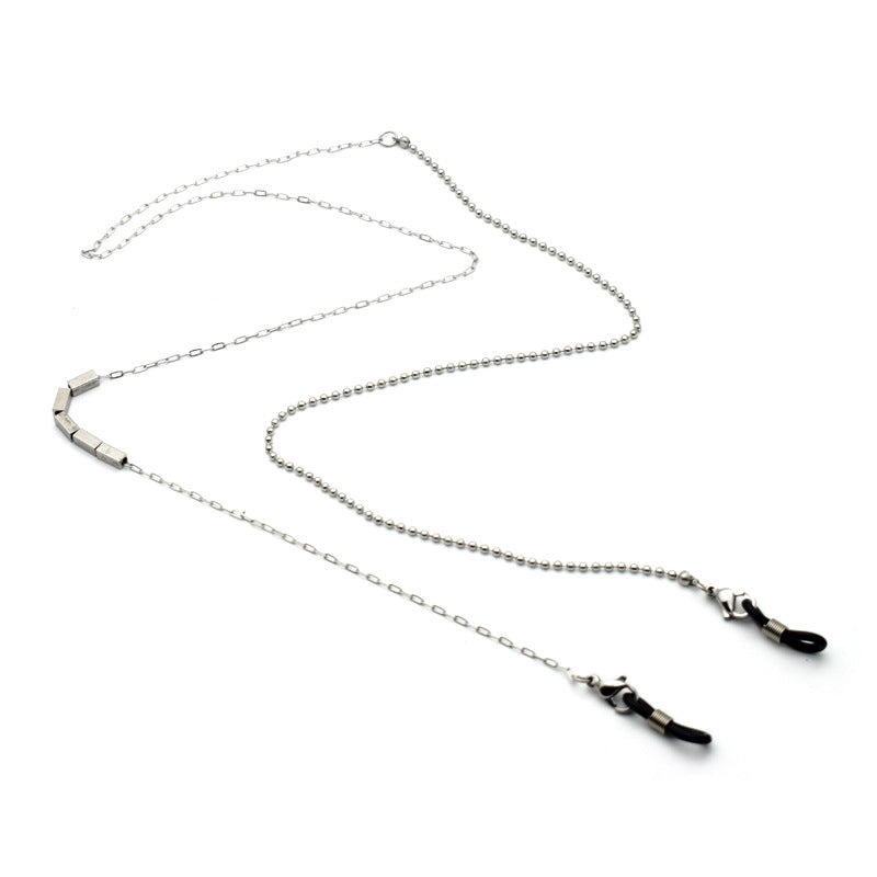 Stylish Geometric Chain Eyewear Holder Kalsten