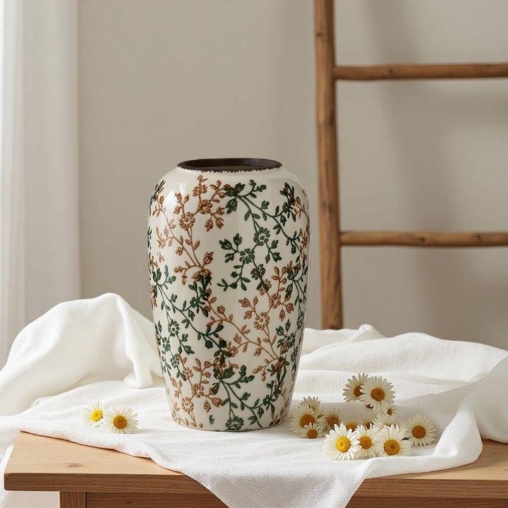 Floral ceramic vase Kalsten