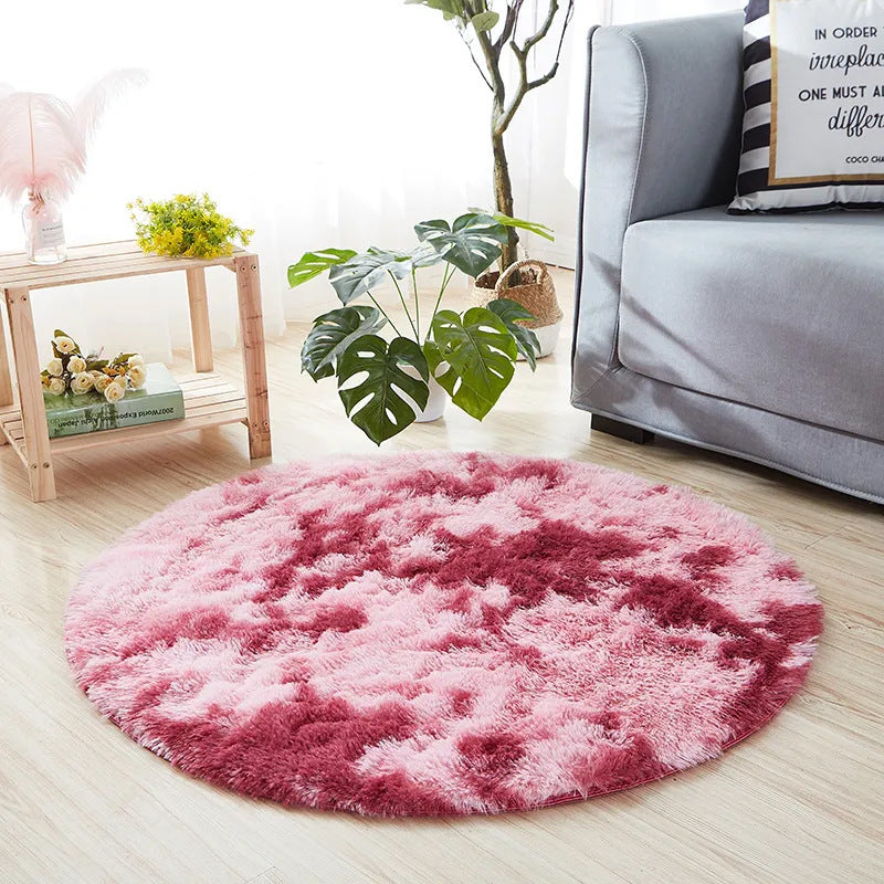 Plush Circular Area Rug Kalsten