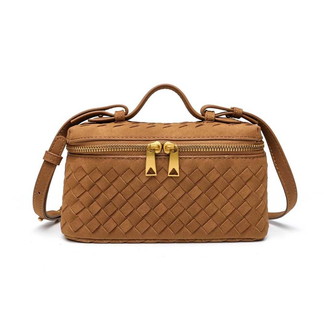 Textured Suede Crossbody Handbag Kalsten
