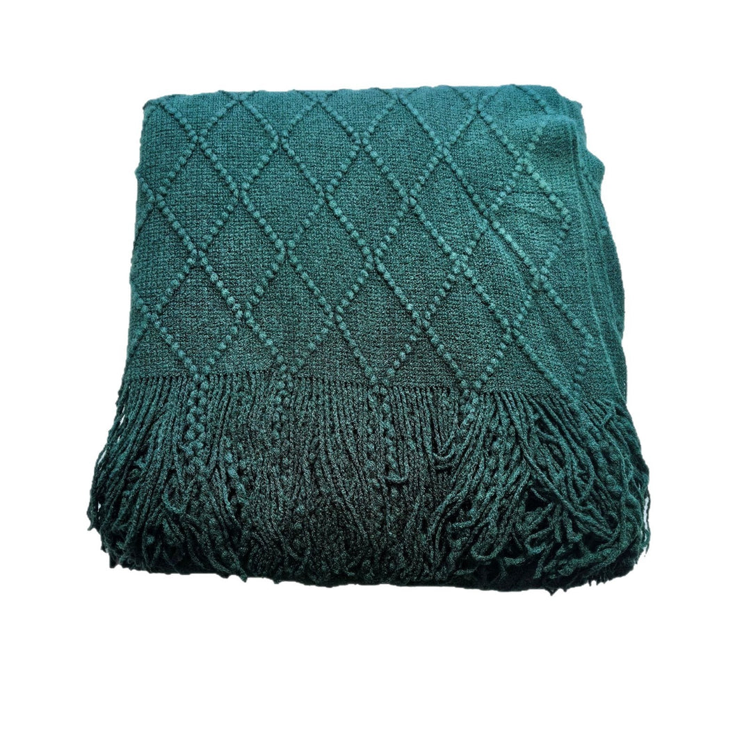 Elegant Textured Knit Scarf Kalsten
