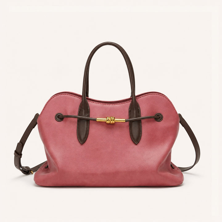 Accented Leather Handbag