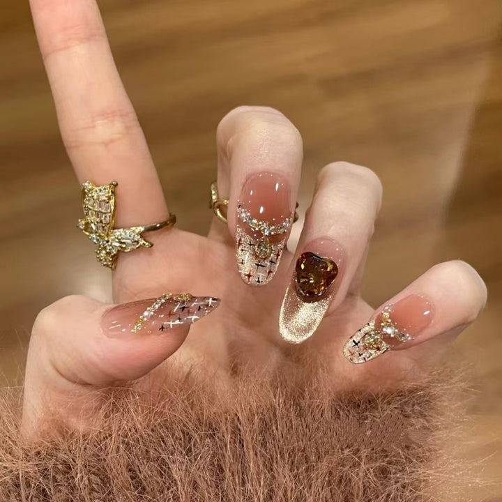 Artistic Stiletto Press-On Nail Art Kalsten