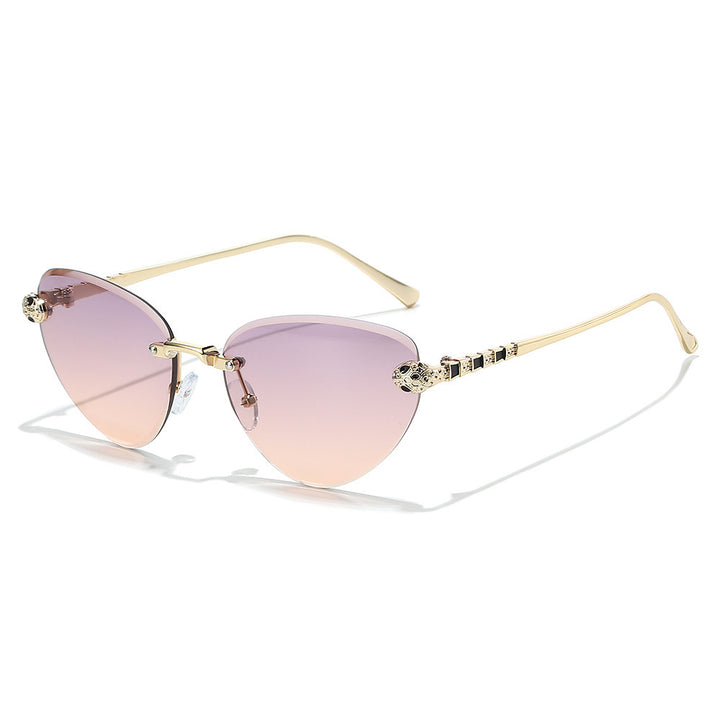 Designer Cat-Eye Sunglasses with Decorative Accents Kalsten