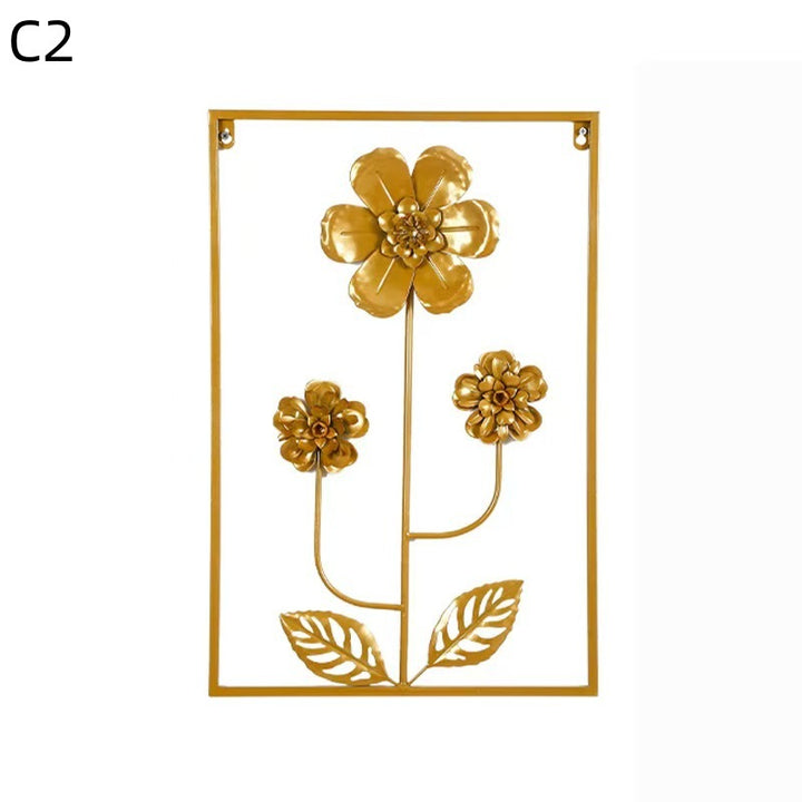 Floral Metal Wall Artwork Kalsten