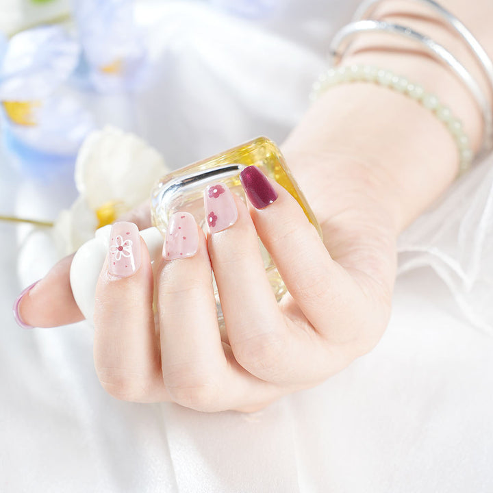 Floral Art Press-On Nail Set Kalsten