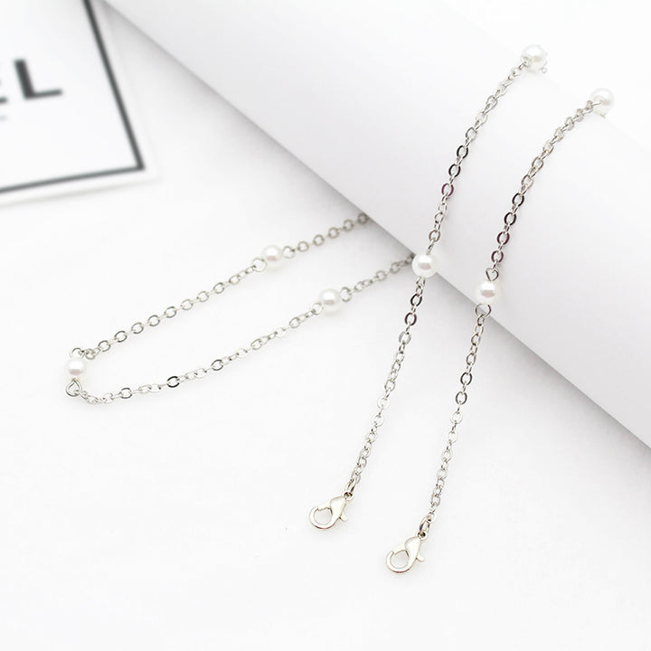 Elegant Pearl-Linked Eyewear Chain Kalsten