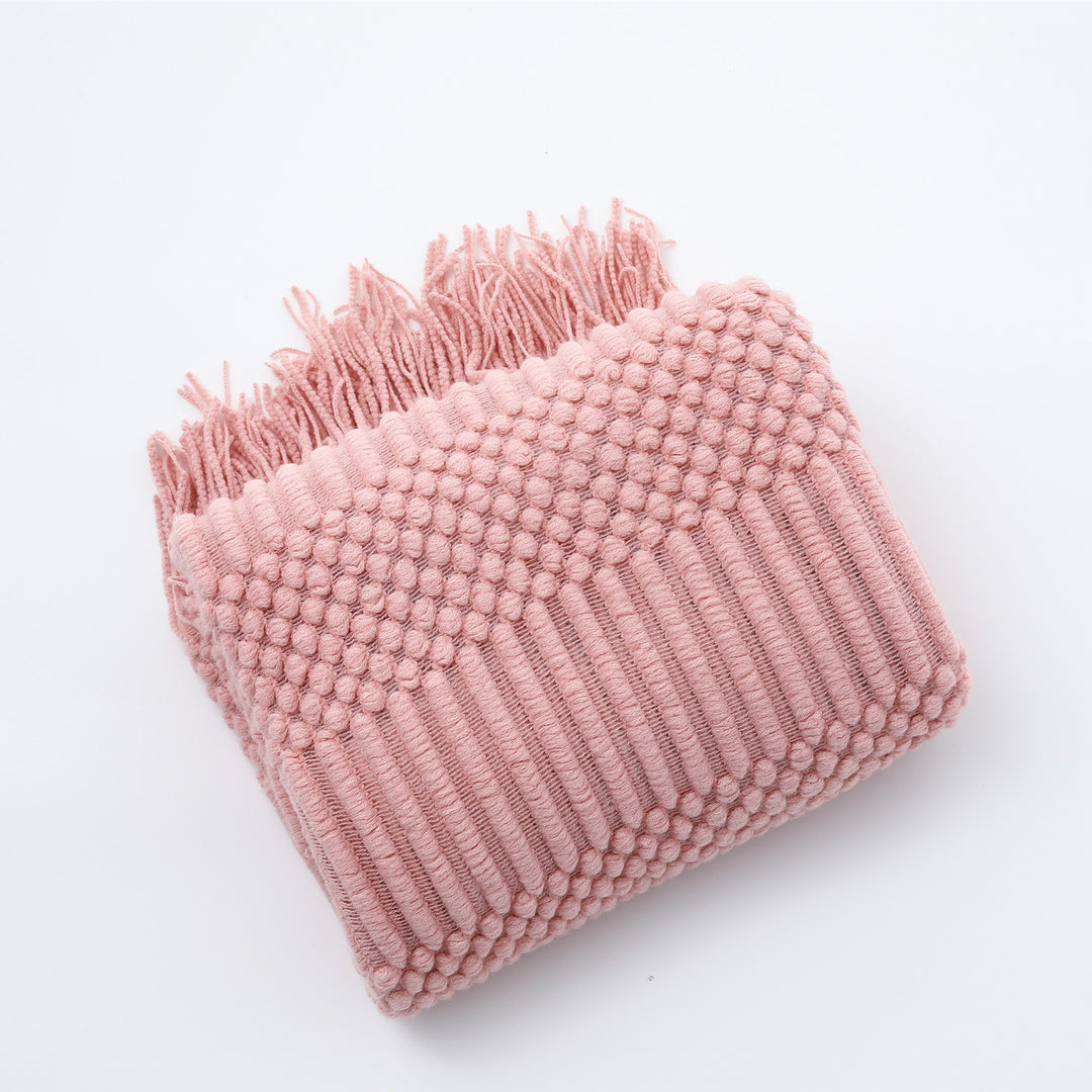 Cozy Textured Throw Blanket