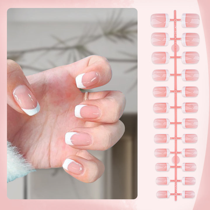 French Tip Press-On Nails Kalsten