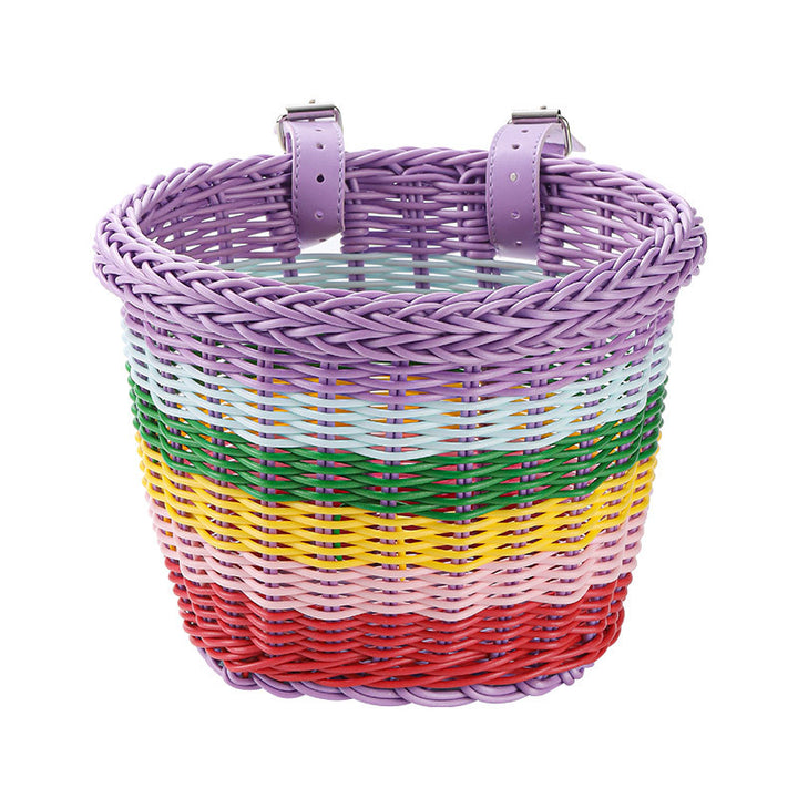 Women Handmade Basket with Colorful Design Kalsten