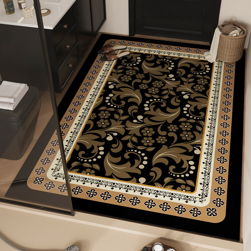 Playful Dog-Themed Bath Mat