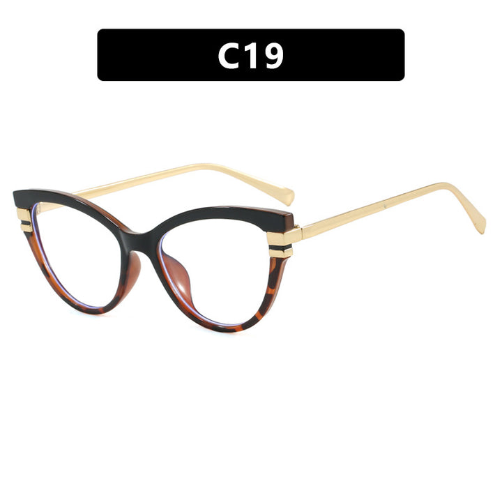 Ladies Cat-Eye Sunglasses with Elegant Metal Accents Kalsten