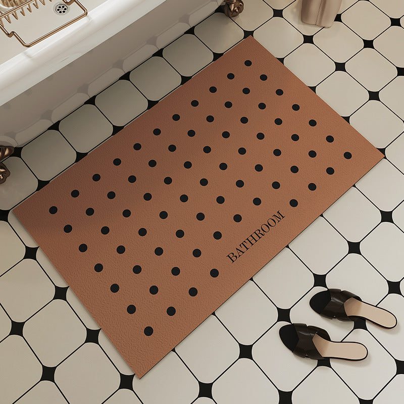 Modern Dot Pattern Bath Mat Kalsten