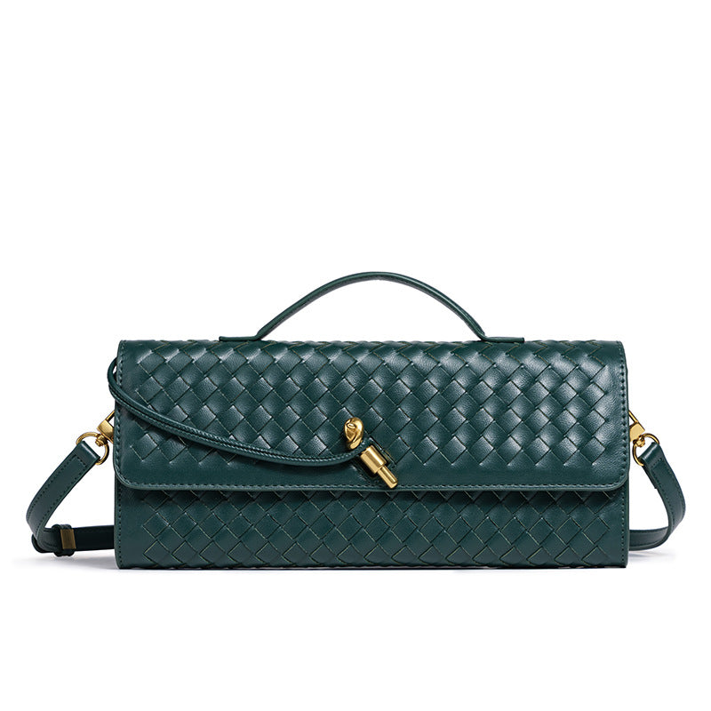 Woven Leather Clutch Kalsten